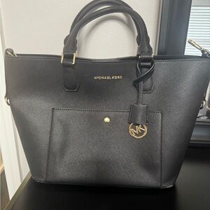Michael Kors Black Saffiano Leather Tote
